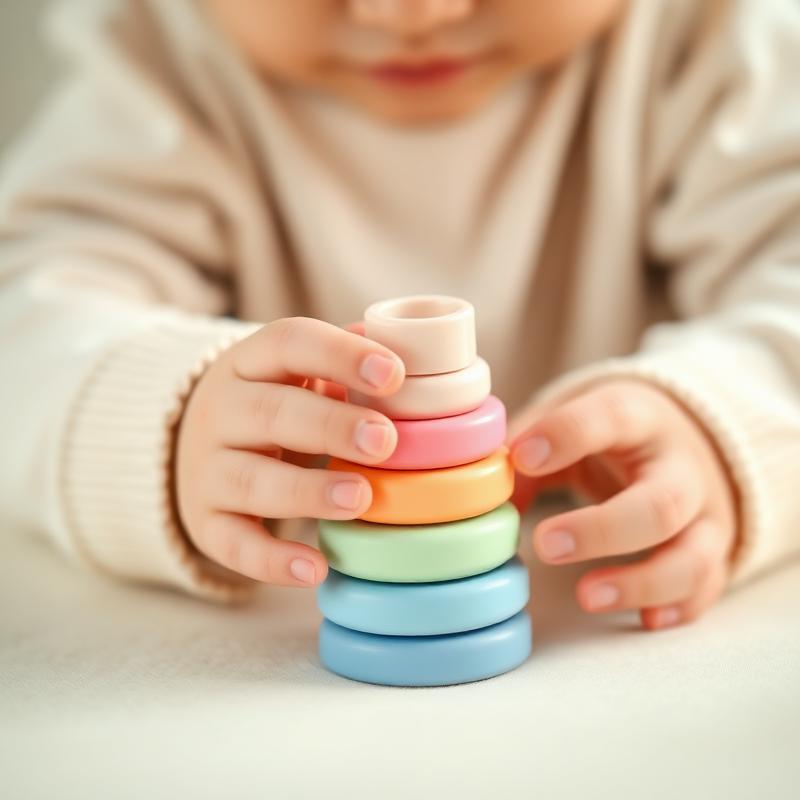 Dieťa sa hrá s triediacou sadou EduModel Hravo